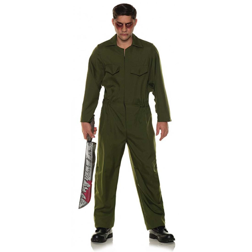 Khaki Boiler Suit Mens Costume