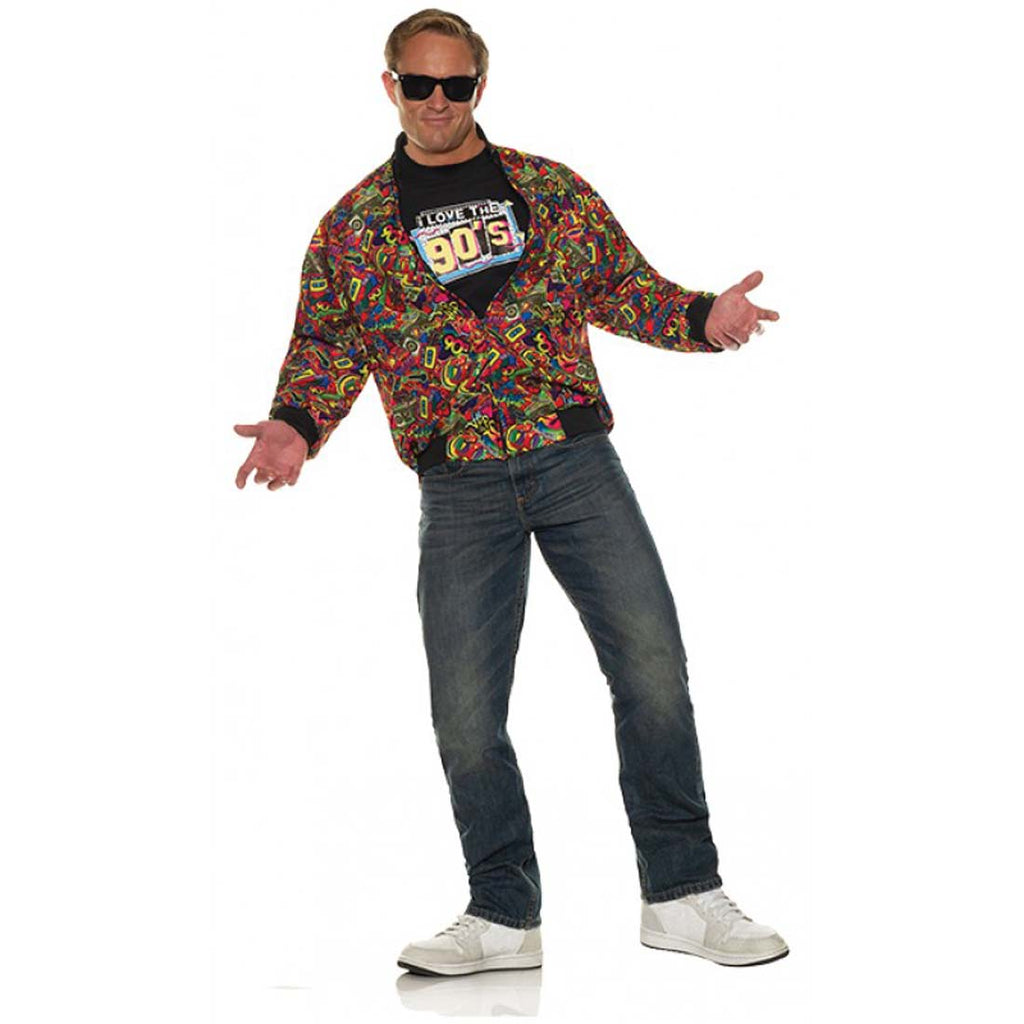 90s Print Mens Costume Jacket