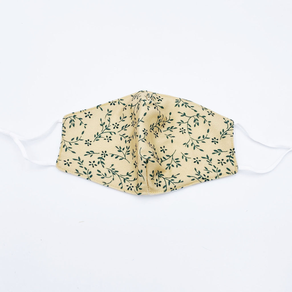 Botanical Print Cotton Double Layer Mask