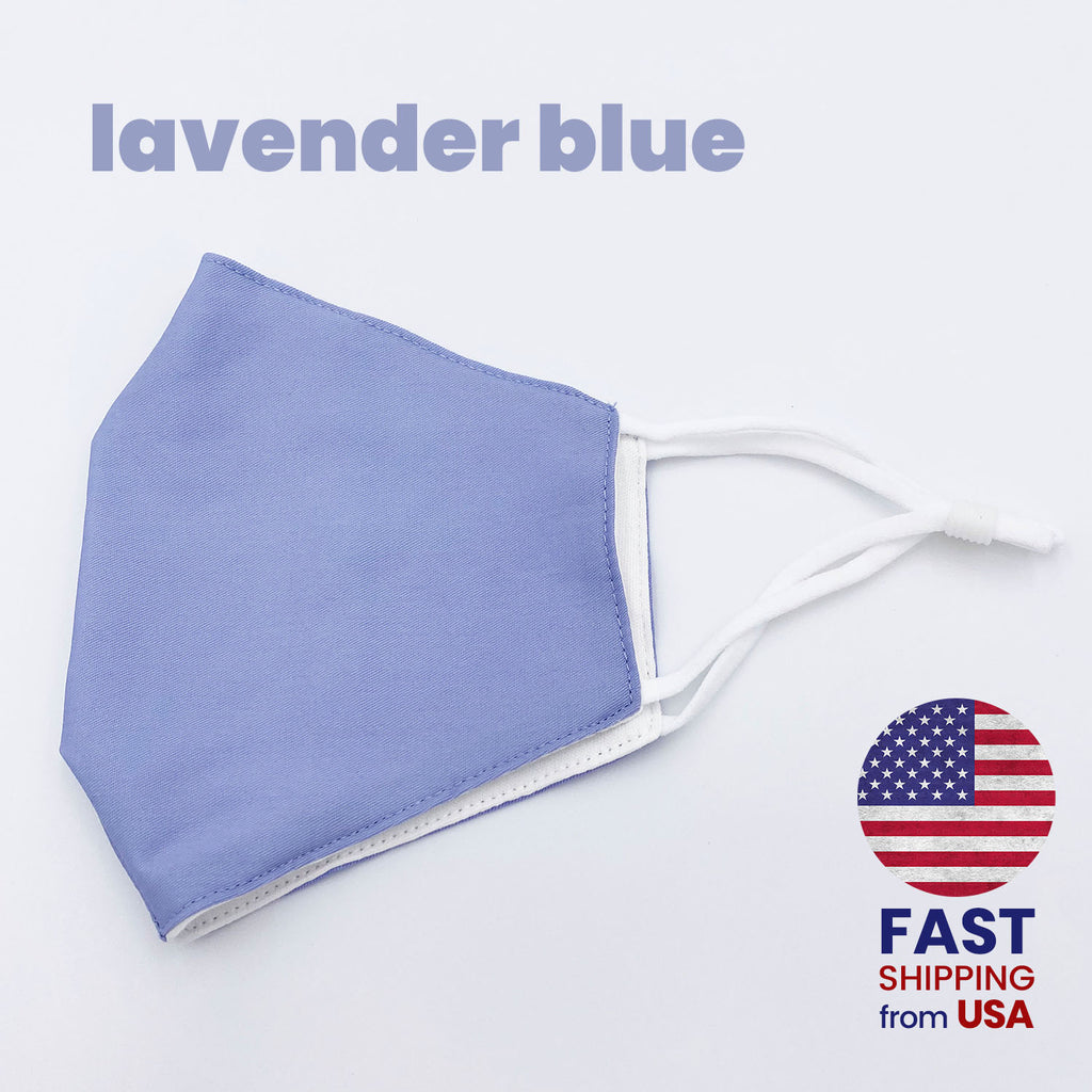 Solid Color Cotton Double Layer Mask