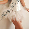 White Tutu Ballet Dance Petticoat Skirt
