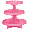 New Pink Cardboard Teat Stand Party Buffet Prop