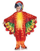Printed Red Parrot Toddler Costume