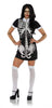 Boneyard Womens Skeleton Bone Printed Dress