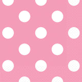 New Pink Dots Beverage Napkins Party Supplies