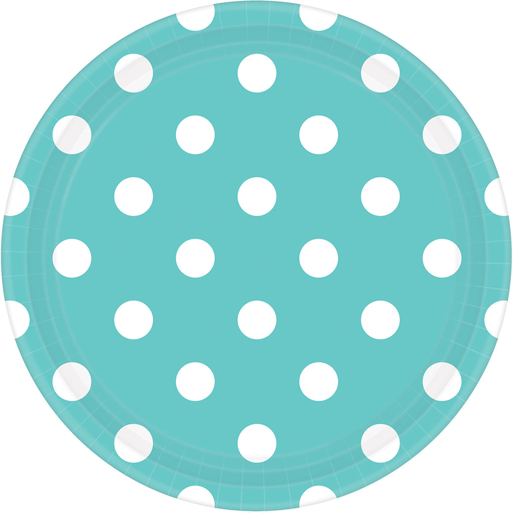 Robin's Egg Blue Dots Party Supplies