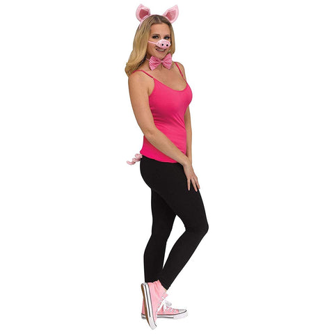 Pink Leopard Adult Costume Kit