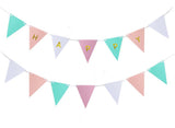 Pastel Color Theme Party Pennant Banner