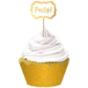 Gold Cup Cake Party Glitter Kit