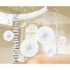 White Hanging Party Decoration Kit