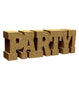 Party Foam Gold Glitter Standing Sign