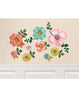 Bright Flowers Party Wall Cutouts