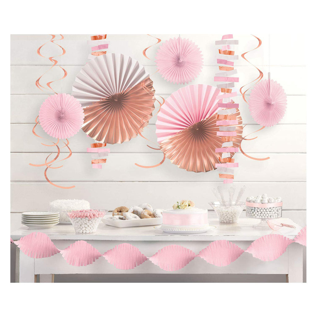 Rose Gold Blush Party Decorations