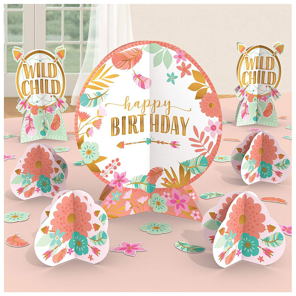 Boho Birthday Girl Decorations & Supplies