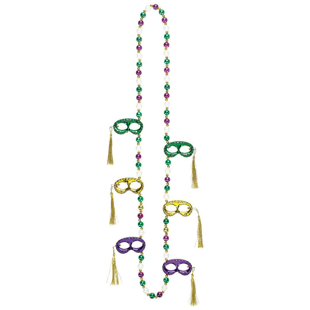 Mardi Gras Mask Party Necklace