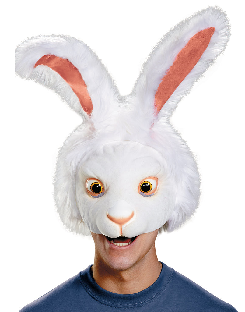 White Rabbit Plush Costume Headpiece