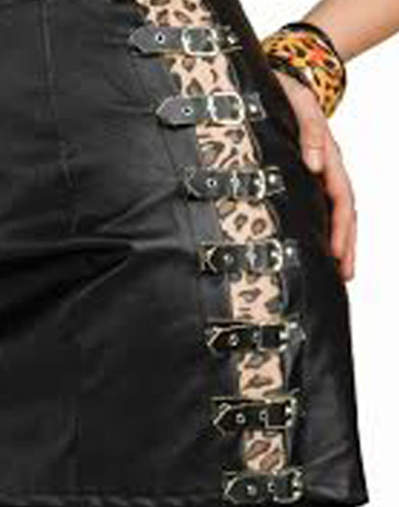 80's Punk Rock Black Skirt