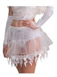 Angel Crinoline Lace Adult White Skirt