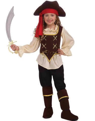 Sultry Pirate Wench Red Costume