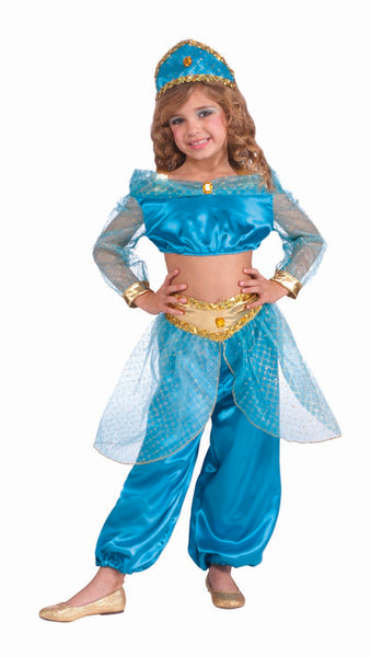 Arabian Princess Child Blue Costume
