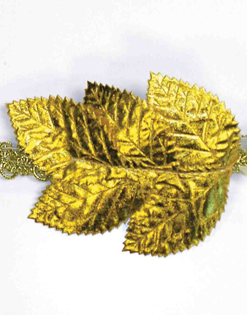 Greek Roman Laurel Wreath Gold Leaf Headband