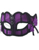 Purple Venetian Adult Half Mask Glasses