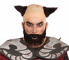 Demon Adult Black Headpiece Beard Set