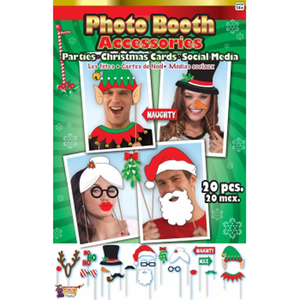 Christmas Photo Booth Accessory Set
