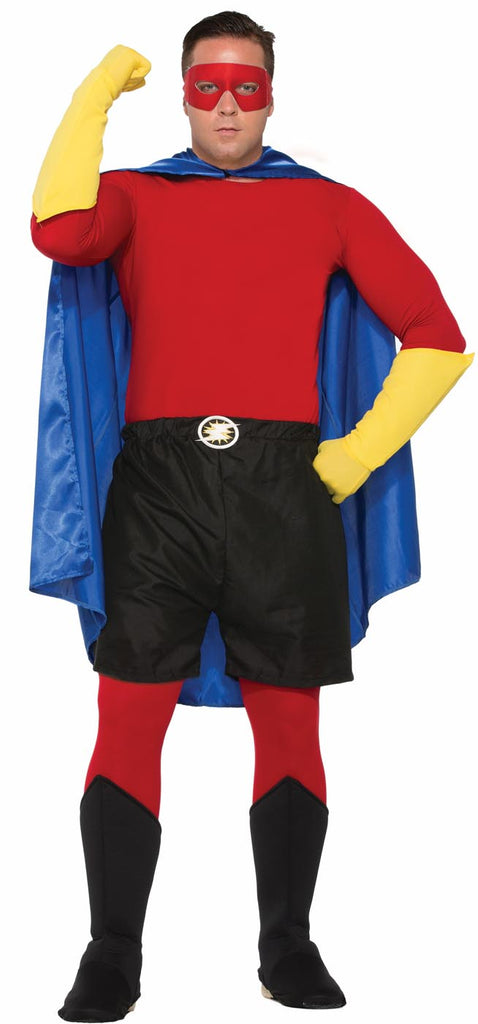 Red Hero Adult Costume Superhero Shirt
