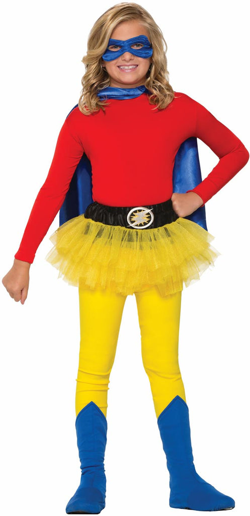 Red Hero Child Costume Superhero Shirt