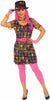 Neon Flower Adult Party Dress