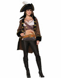 Buccaneer Jacket With Shirt Adult Accessory