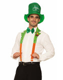 St Patrick Adult Collar And Suspenders Set