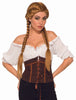 Brown Braided Womens Adult Wig