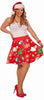 Red Adult Christmas Skirt