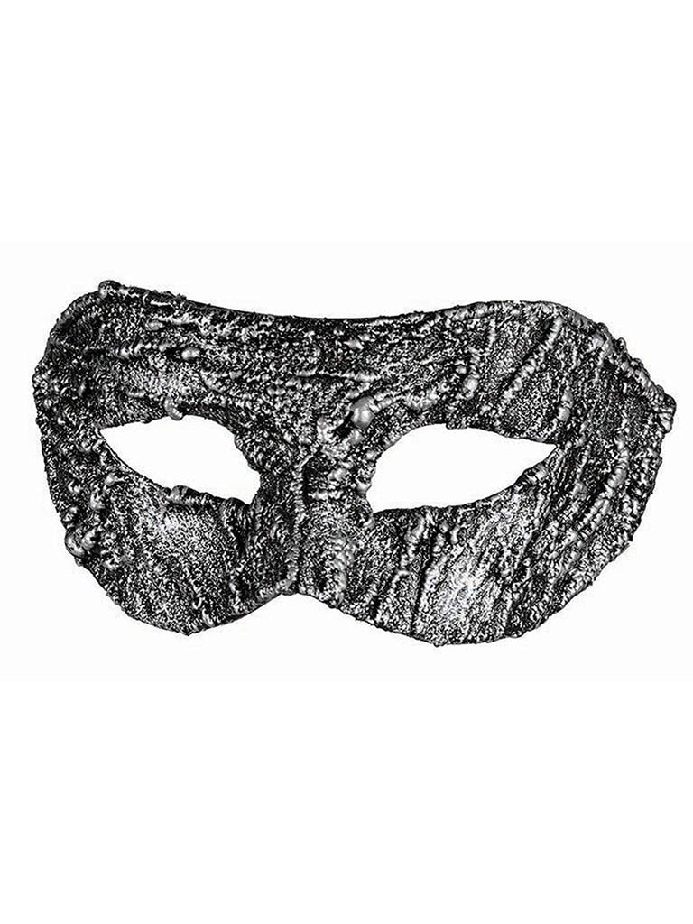 Textured Silver Adult Eye Mask