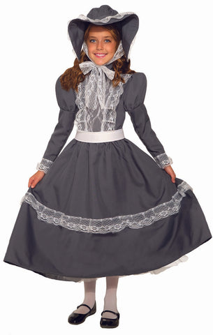 Early American Lady Girls Prairie Costume
