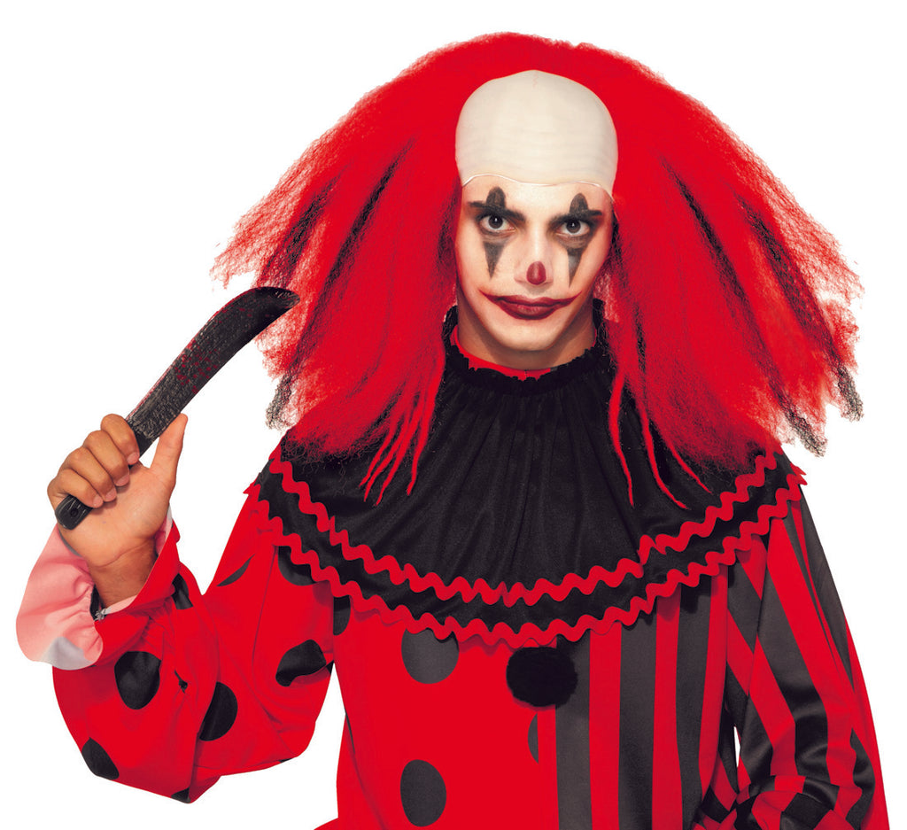 Evil Clown Adult Red Wig