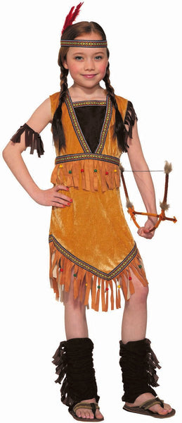 Prairie Princess Girls Indian Costume