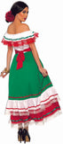 Fiesta Party Dress Womens Cinco De Mayo Costume