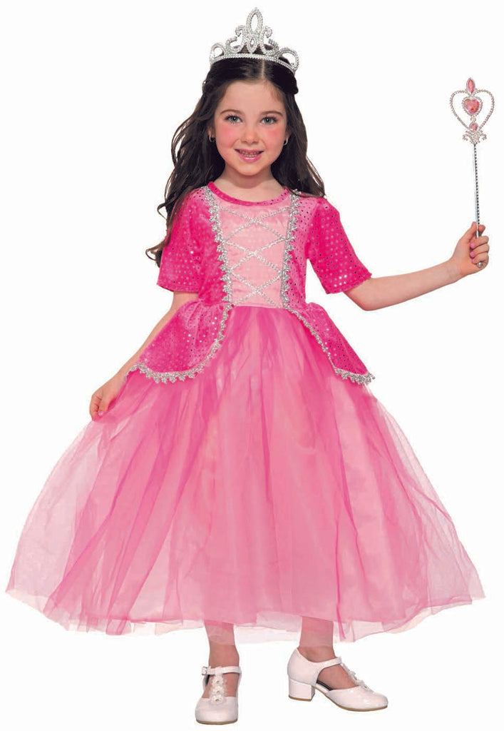 Princess Silver Rose Girls Costume