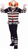 Evil Scary Clown Child Costume