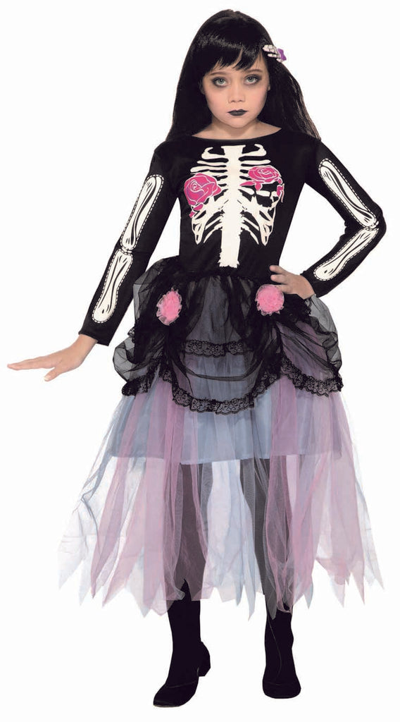 Rosie Bones Girls Skeleton Costume