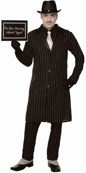 Silent Movie Gangster Mens Costume