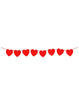 Red Heart Valentines Day Decorative Banner
