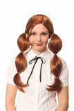 Bubble Pig Tails Adult Red Wig