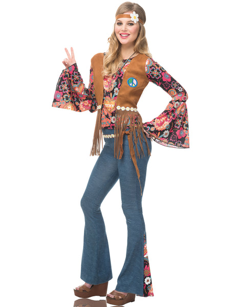 Peace Out Hippie Adult Costume