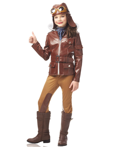 Lady Lindy Child Pilot Costume