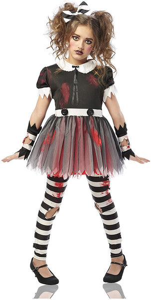 Dreadful Doll Girls Scary Puppet Costume