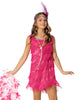 Pink Flapper Great Gatsby Costume